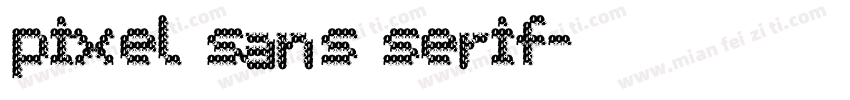 pixel sans serif字体转换